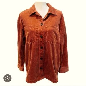 Madewell Mauve Lightweight Corduroy Shacket